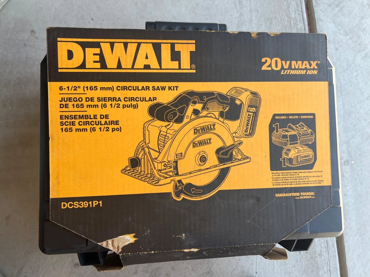 DEWALT DCS391P1 6.5 inch Cordless Circular Saw Kit