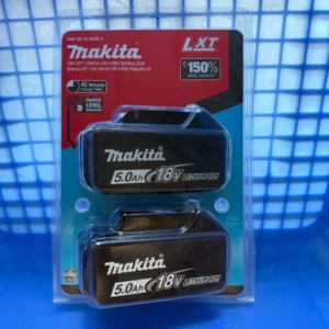 2 Pack Makita BL1850B-2 18V LXT Lithium‑Ion 5.0Ah Battery