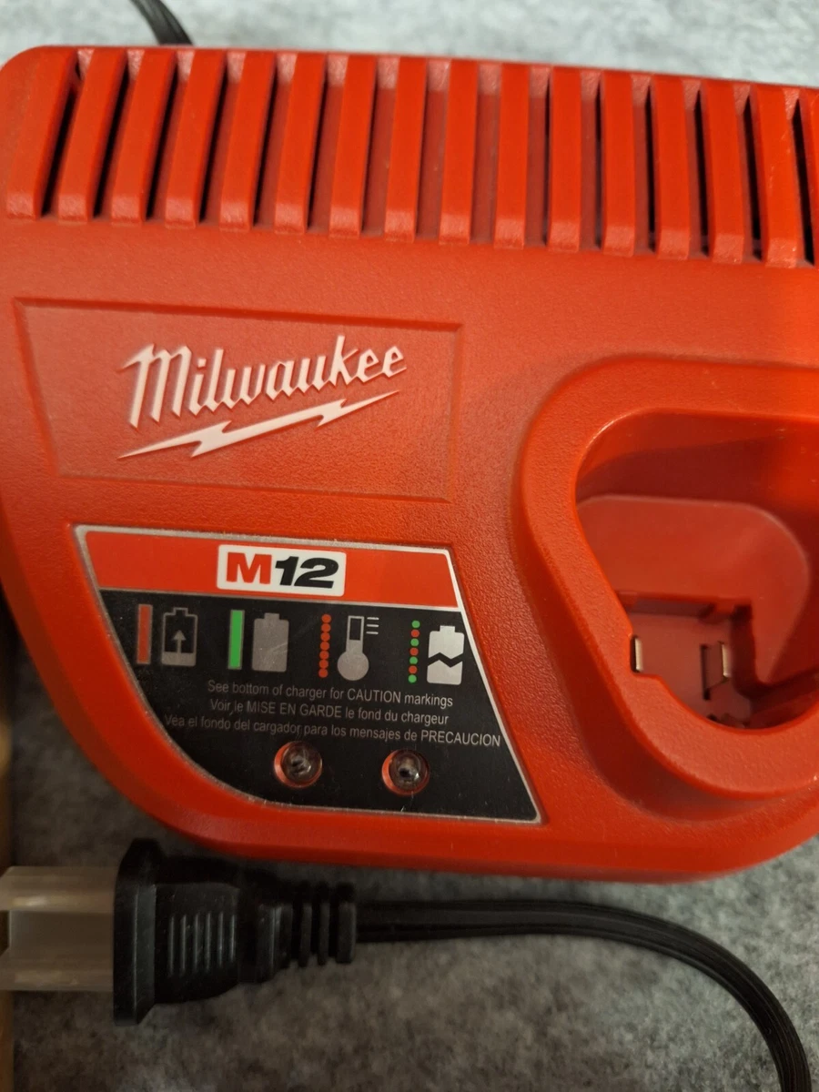 Milwaukee M12 Lithium-ion Battery Charger - Red (48-59-2401)