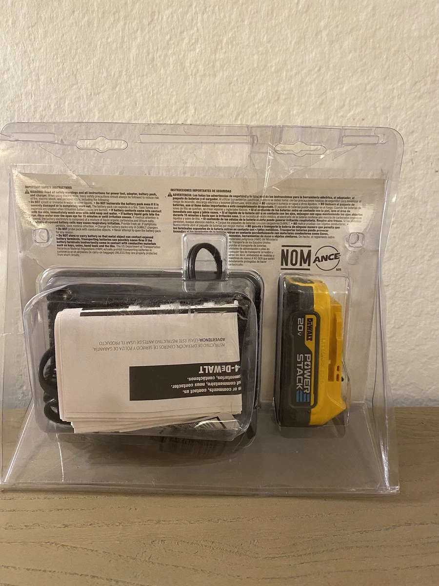 DEWALT DCBP034C Battery & Charger Kit - Yellow - Image 2