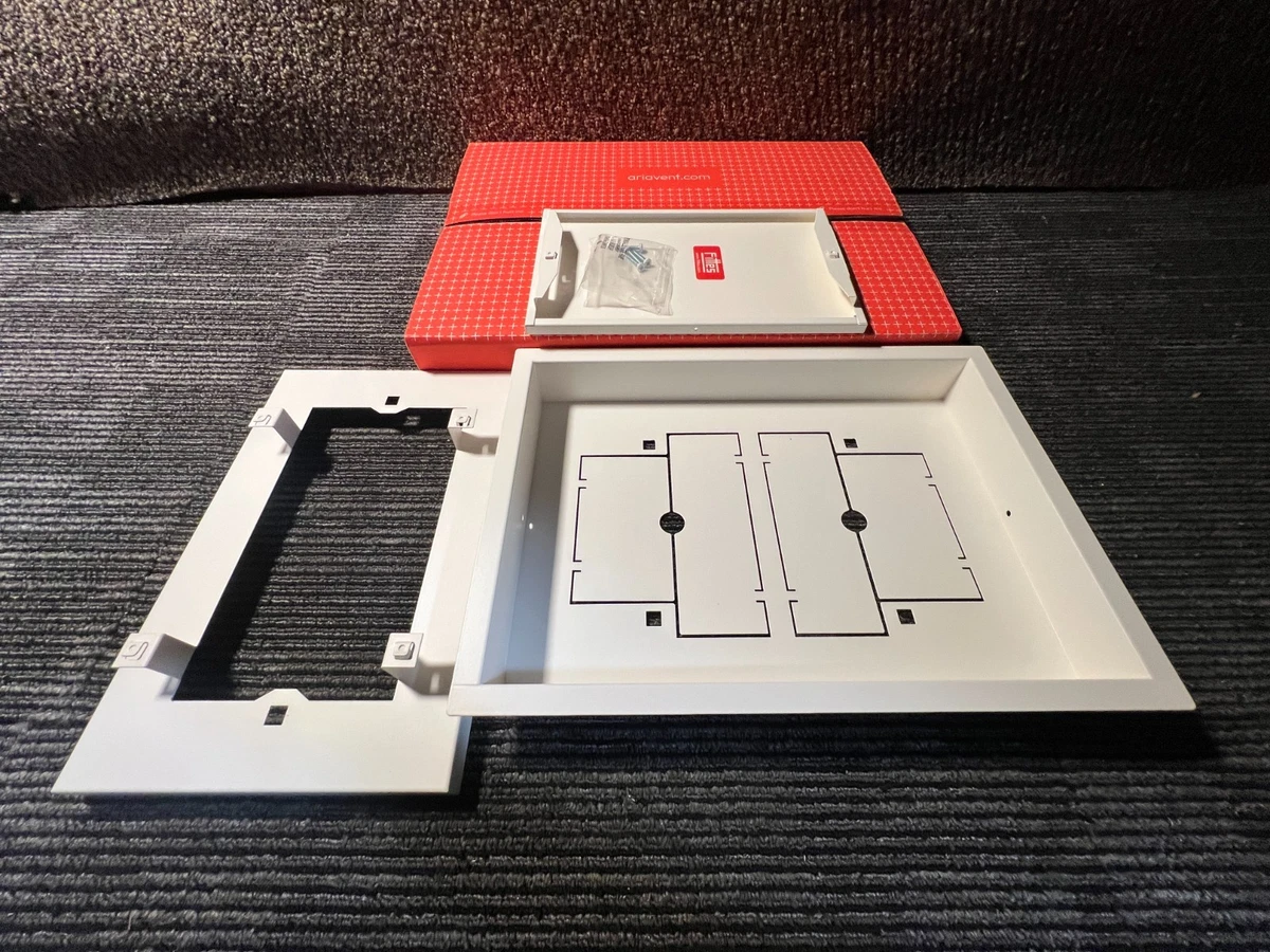 Aria Luxe+ Framed Wall Vent High Performance Return Aria Vent dwfr10x14swh-hp