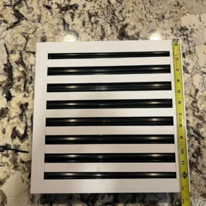12x12 Modern AC Vent Cover - Decorative White Air Vent