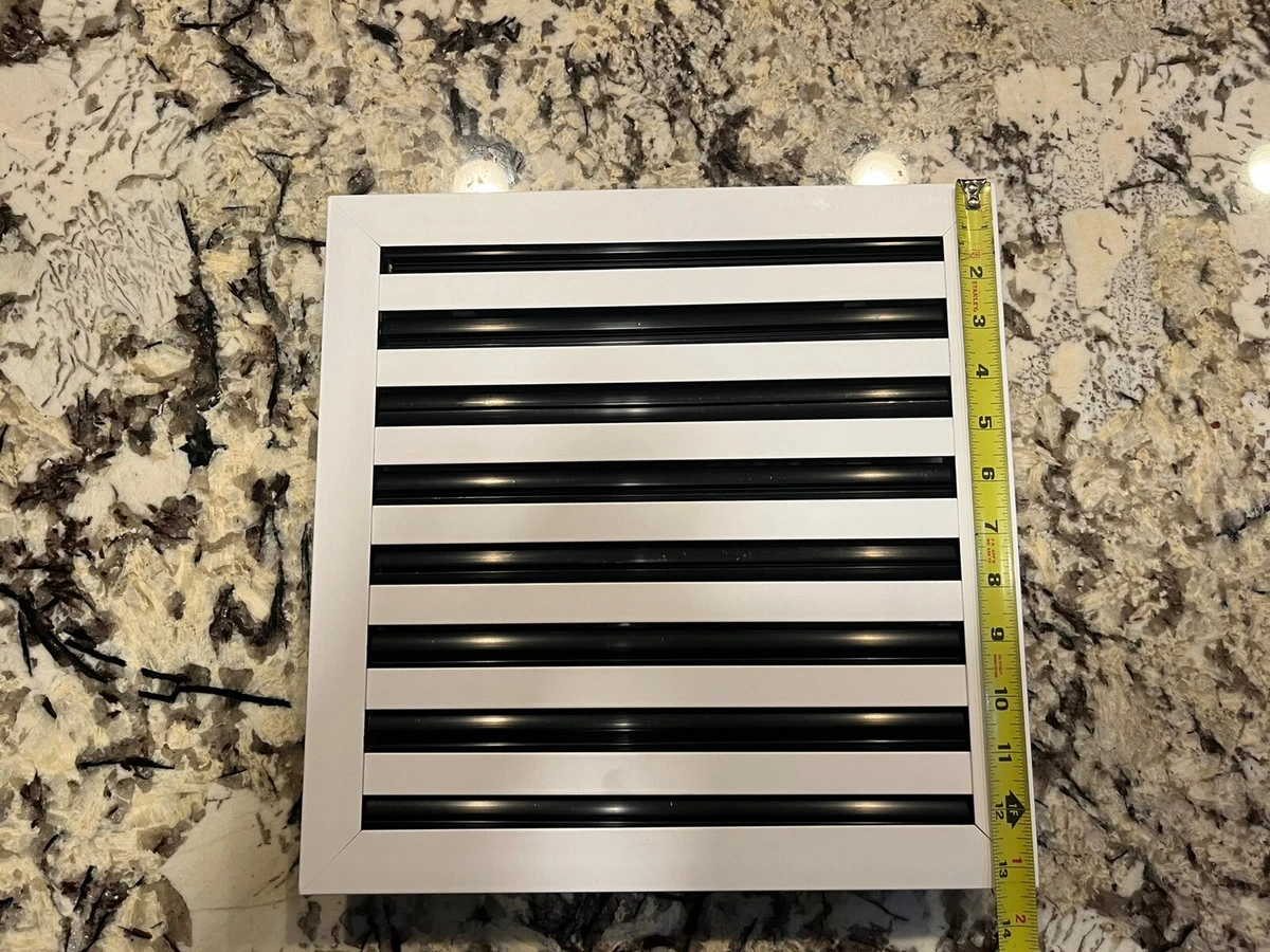 12x12 Modern AC Vent Cover - Decorative White Air Vent