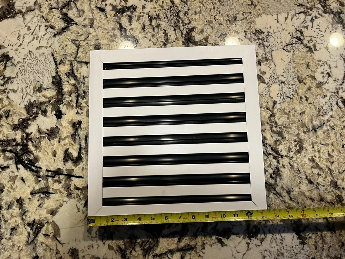 12x12 Modern AC Vent Cover - Decorative White Air Vent - Image 2