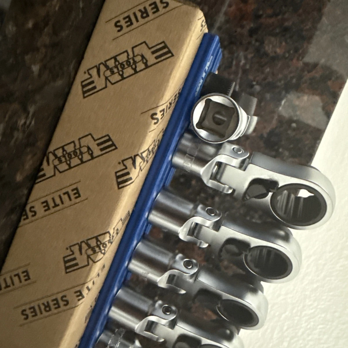 6 PC. 12PT NANO FLEX OFFSET RATCHETING ATTACHMENT SET – 3/8″ DRIVE (8 – 13MM) - Image 3