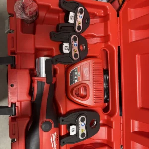 Milwaukee 2473-22 M12 Force Logic 5400 lbs Press Tool Kit, 1/2" - 1" Jaw