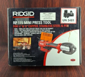 RIDGID Cordless Press Tool Kit with 1/2" - 3/4" ProPress Jaws - Red (72553)